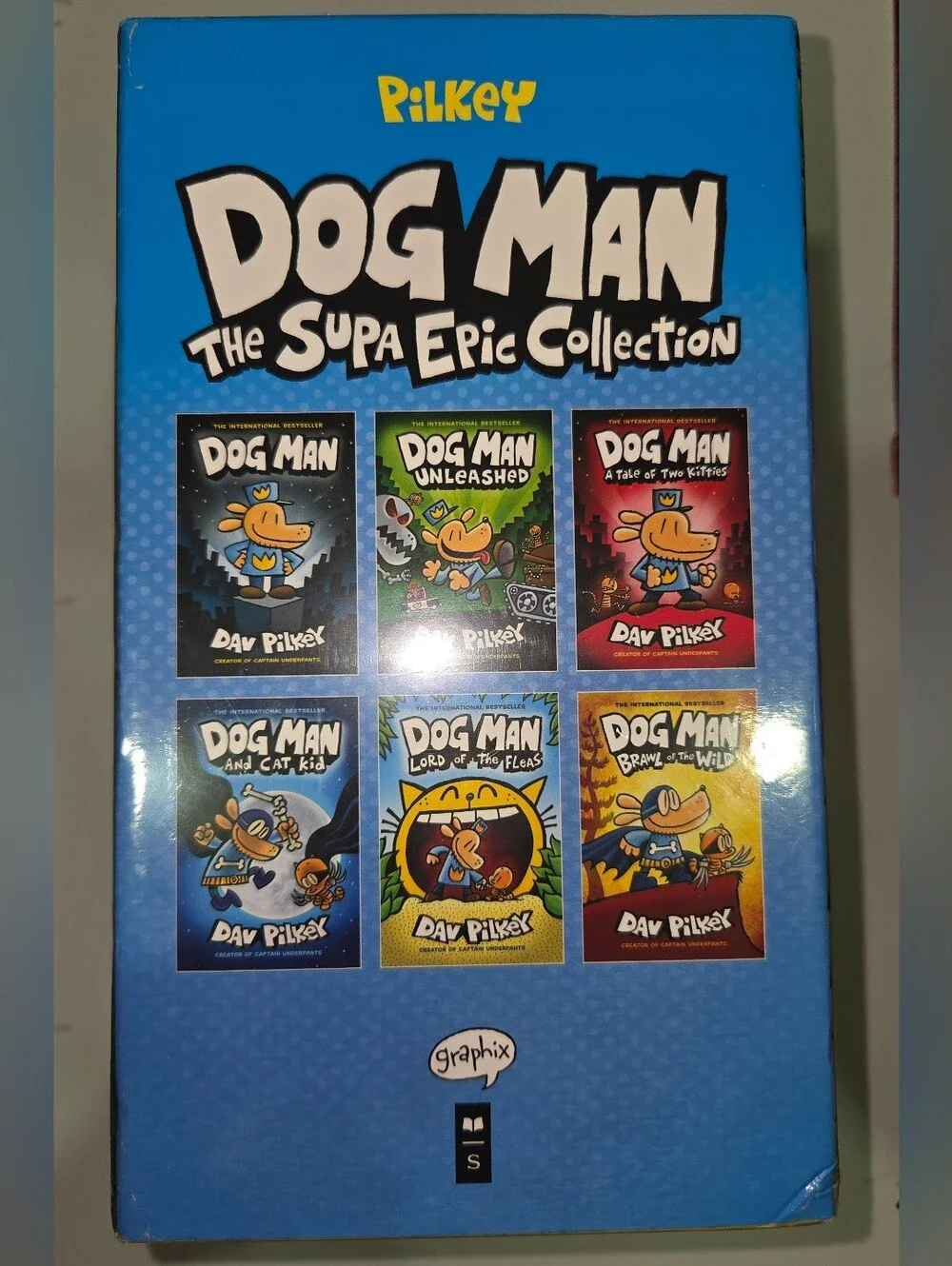 DOG MAN Supa Epic Collection (#1-6 Box Set) by Dav Pilkey Hardcover ~ SEALED!